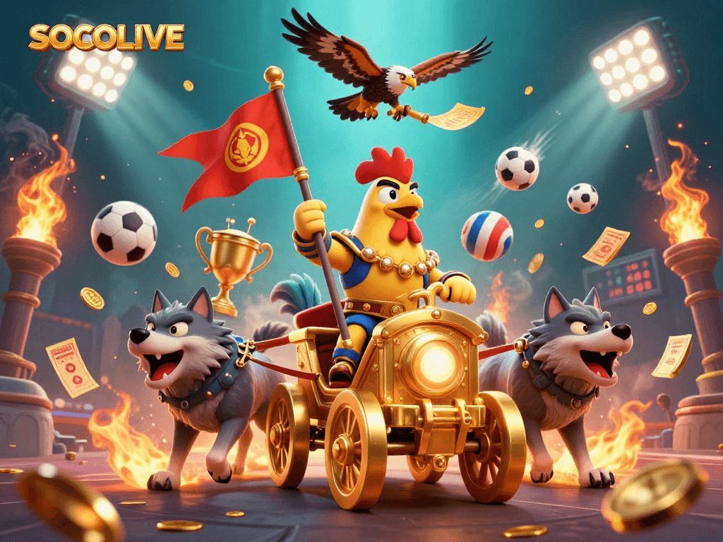 SOCOLIVE enhances your betting experience with thrilling sports action and dynamic visuals.