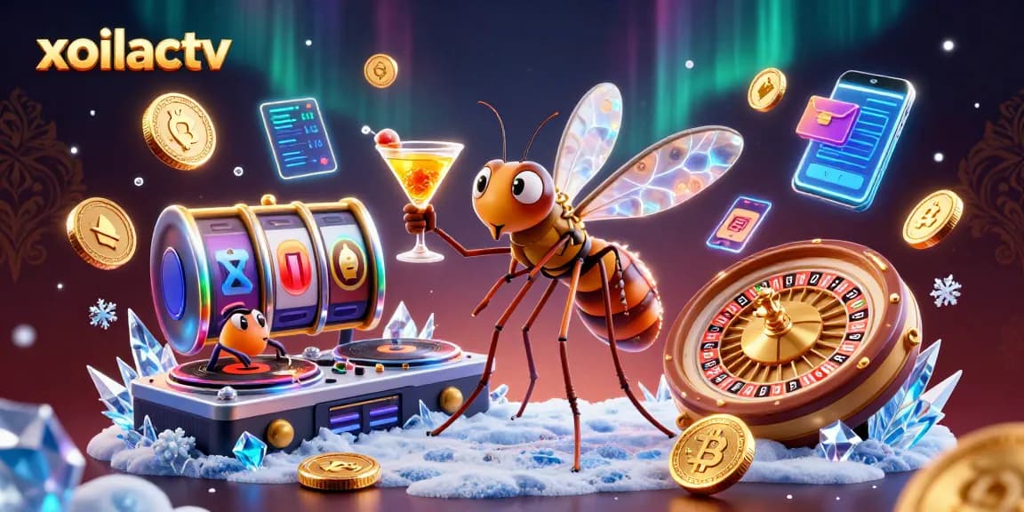 Join the excitement at xoilactv with a vibrant 3D casino abstract featuring a flourishing gaming scene.