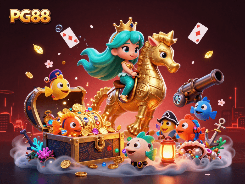 Experience the thrill of gaming at PG88 with vibrant slot themes and dazzling treasures!