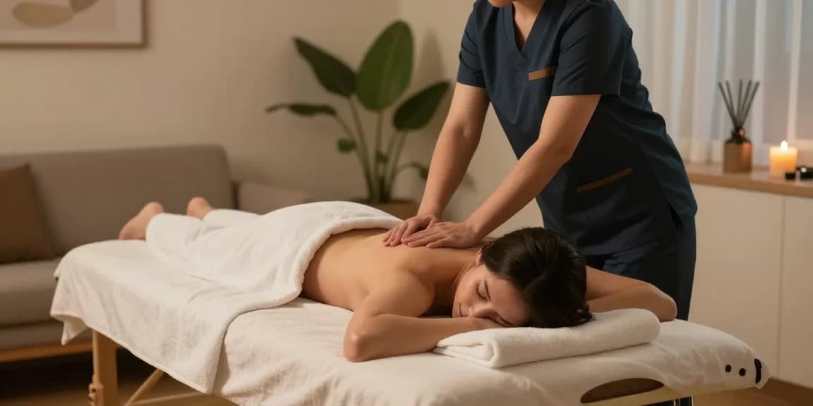 Experience 출장마사지 in a cozy home setting with a professional therapist.