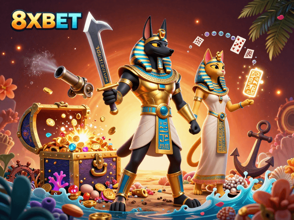 Experience thrilling gameplay at 8XBET with exciting treasures and exotic characters.