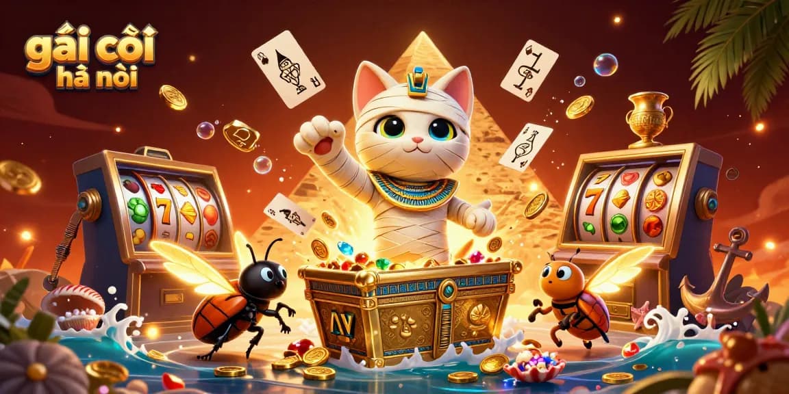 Engaging 3D illustration showcasing the thrill of gái gọi hà nội in a vibrant casino setting.