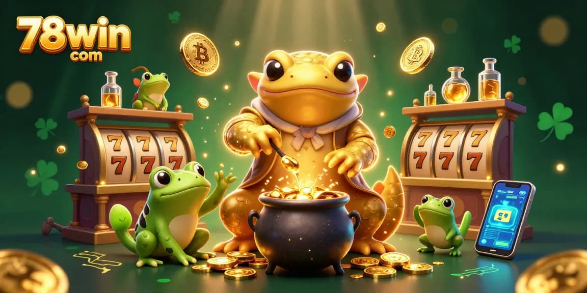 Engage in thrilling gaming at 78win com with a golden alchemist and crypto elements.