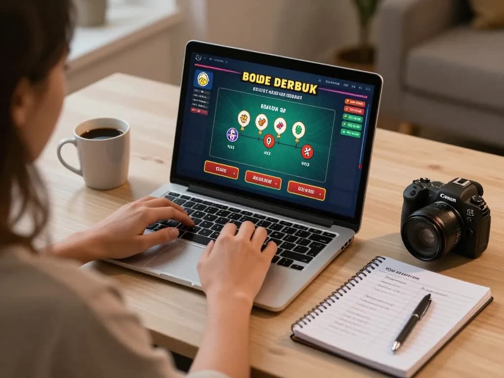 Engage in PP9Win Register on a laptop for an exciting online blackjack experience.