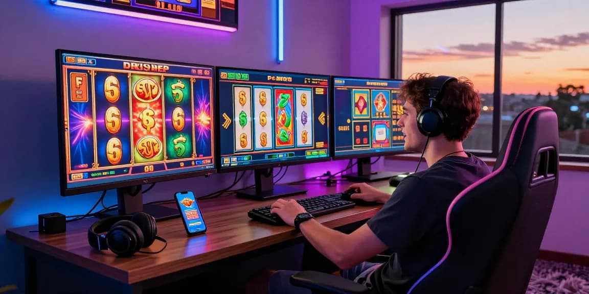 Exciting online gaming scene featuring สล็อตเวบตรง with dynamic graphics and jackpot alerts
