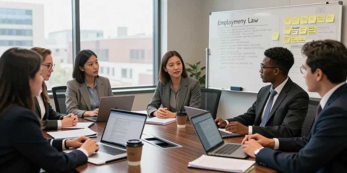 Philadelphia Employment Lawyer team collaborating in a modern office to enhance client advocacy and service.