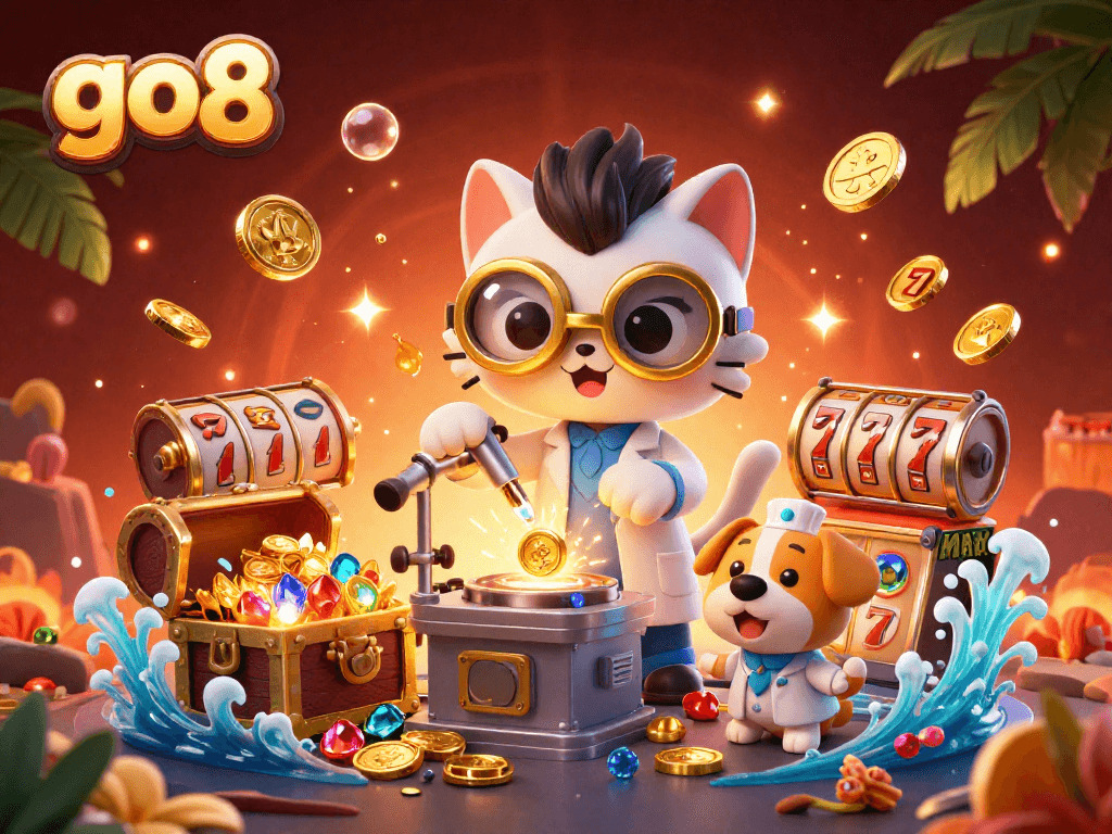 Experience thrilling big wins at go8 with an explosive underwater jackpot scene filled with riches and adventure.