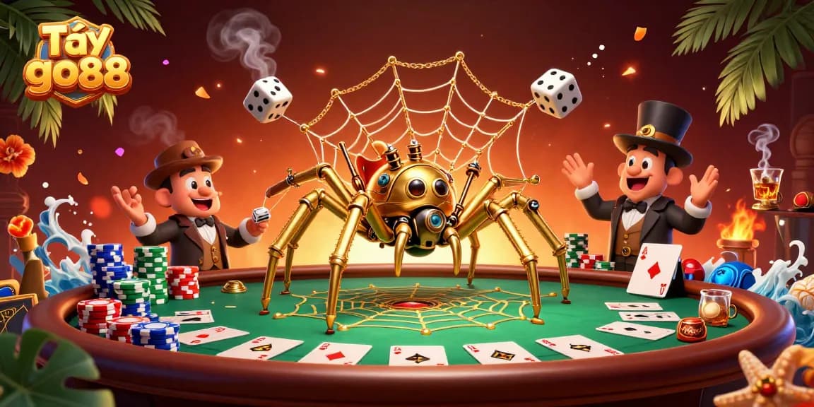 Catch the excitement with Tải go88: a dynamic casino adventure illustrated in steampunk style.
