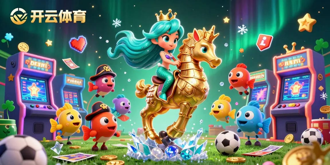 Experience exciting sports betting action with 开云体育 featuring a vibrant underwater scene of a mermaid princess.