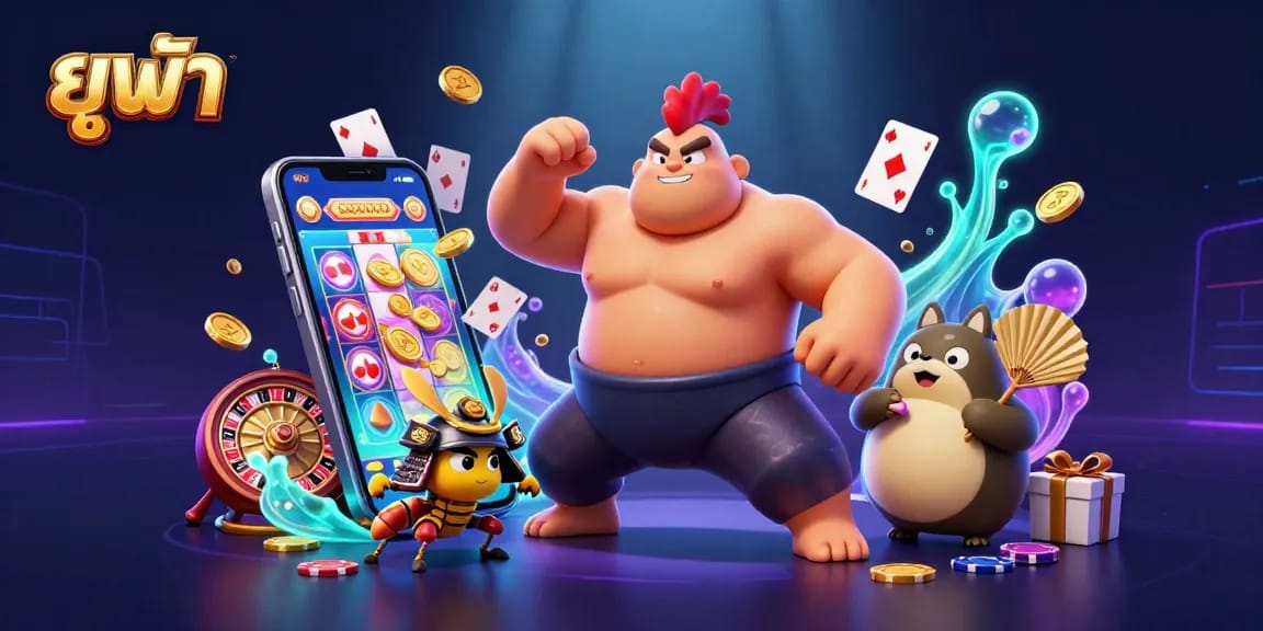Engage in thrilling gameplay with ยูฟ่า, featuring sumo wrestler and dynamic casino games.
