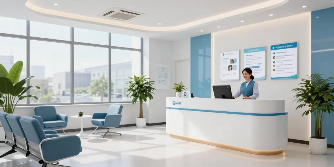 Hair transplant turkey clinic with expert staff providing patient care and consultation.