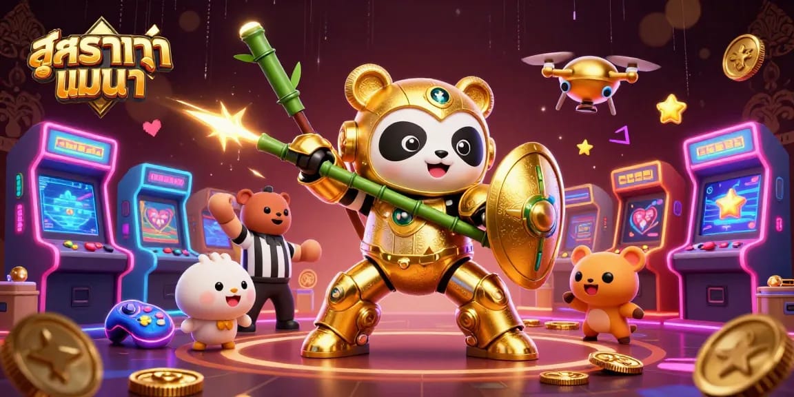 Get winning strategies for สูตรบาคาร่าแม่นๆ in this vibrant 3D casino scene
