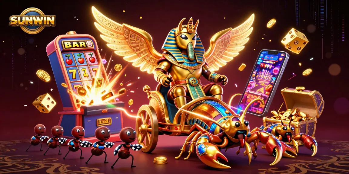 SUNWIN offers thrilling slots with jackpot chances, featuring dynamic 3D characters and casino elements.