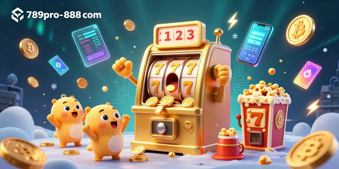 Spin the reels and win with 789pro-888 com's vibrant slot games featuring gold coins and lively characters.