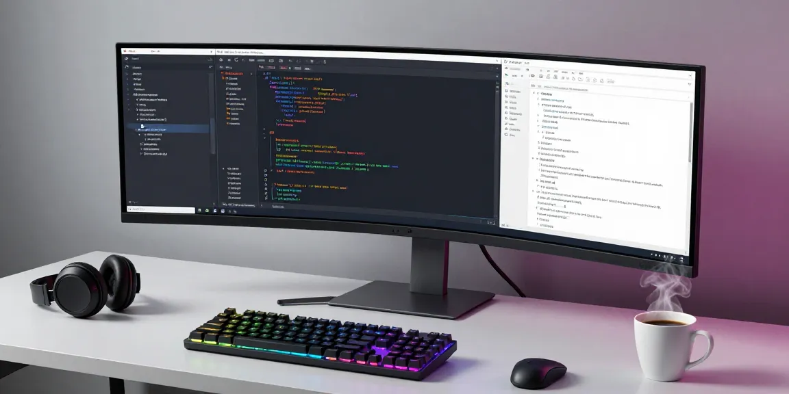 tk88 software development workspace with advanced coding tools and monitors.