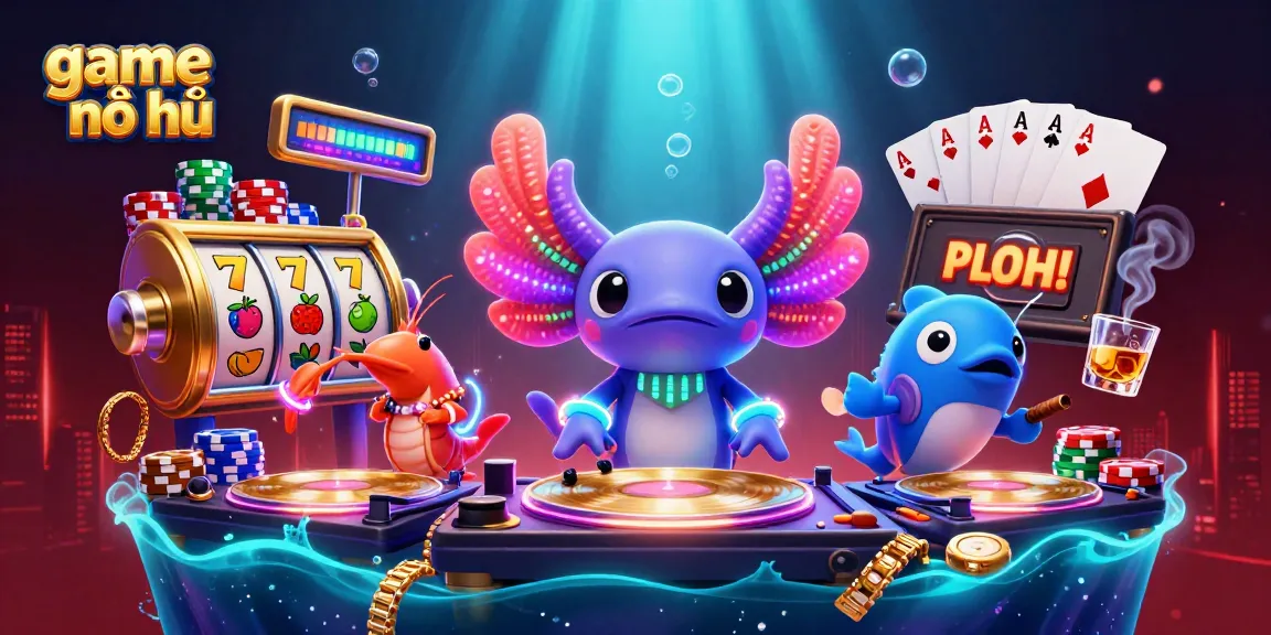 Engage with game nổ hũ through this vibrant, dynamic 3D illustration showcasing thrilling slot action.
