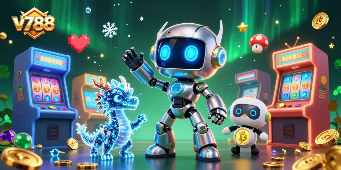 Experience the excitement of v788 with colorful casino elements and dynamic characters coming to life.