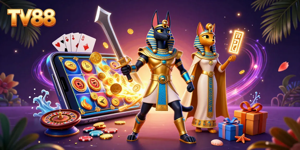 Spin lucrative slots and uncover treasures at TV88's dynamic casino