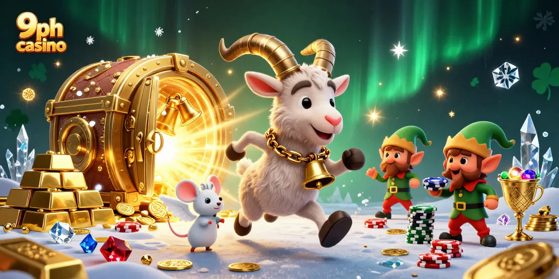 Experience thrilling gameplay at 9ph casino with a lively scene from a fantasy casino.