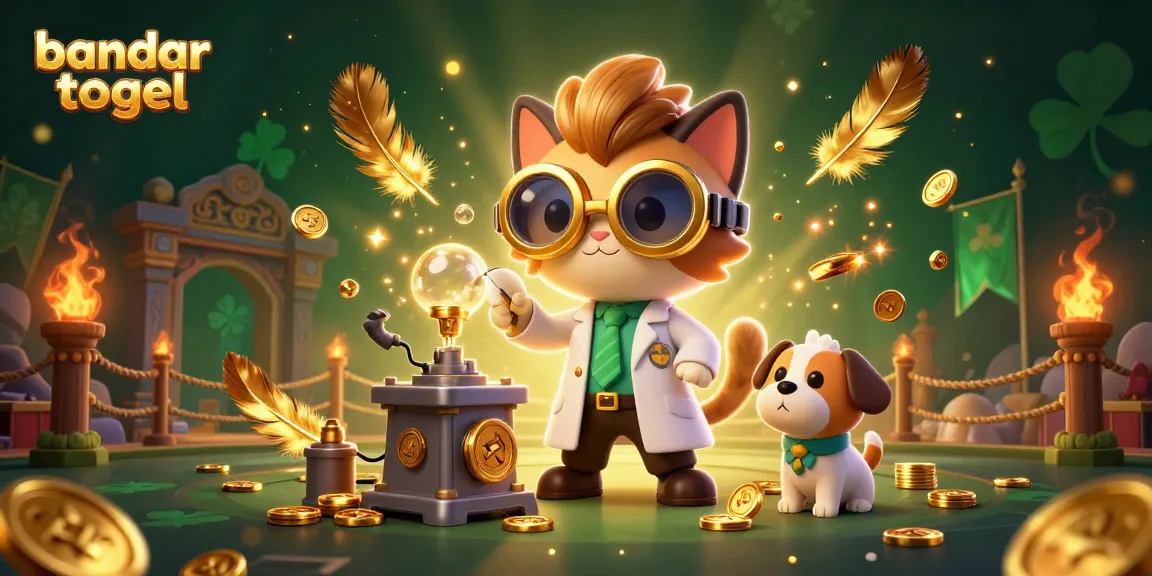 Engage with bandar togel gameplay as a mad scientist cat and dog concoct riches.