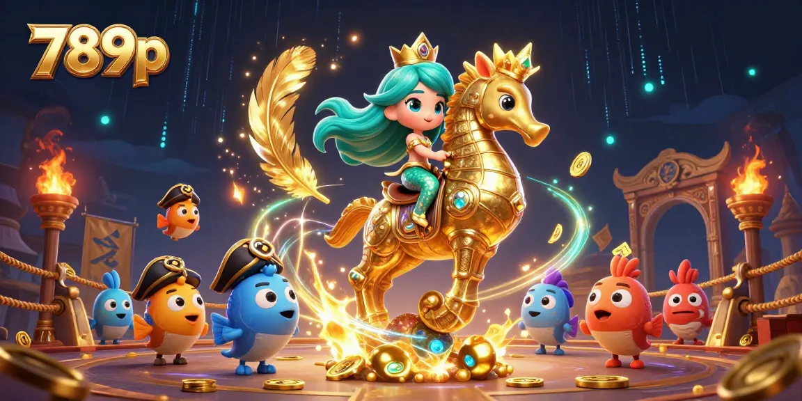 Bet on vibrant underwater adventures with 789p, featuring a mermaid princess in a thrilling casino scene.