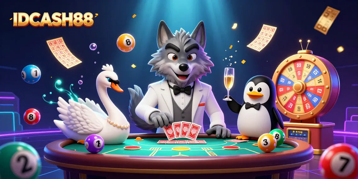 Experience thrilling gameplay at IDCASH88 with vibrant casino characters and exciting gaming elements.