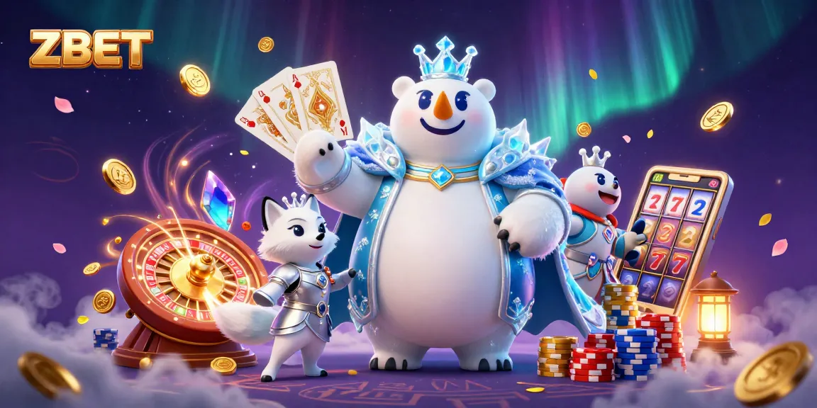 ZBET transforms player experience with dynamic creatures and casino elements swirling in engaging illustration.