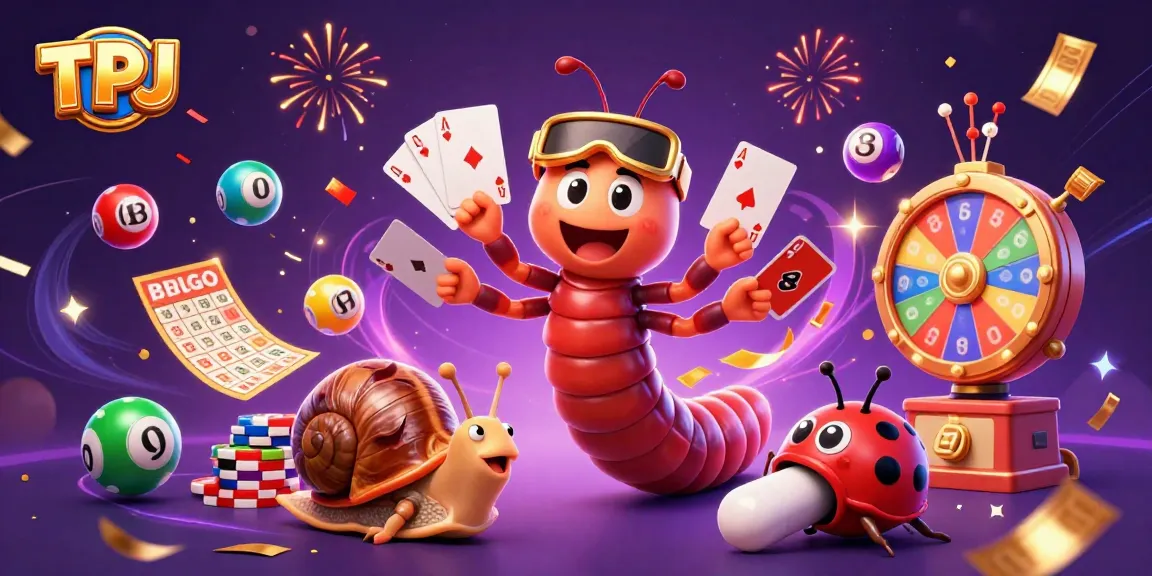Experience the excitement of TPJ as a vibrant 3D casino scene comes alive with dynamic game elements.