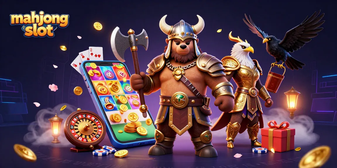 Spin the mahjong slot with vibrant coins and exciting casino elements in action.
