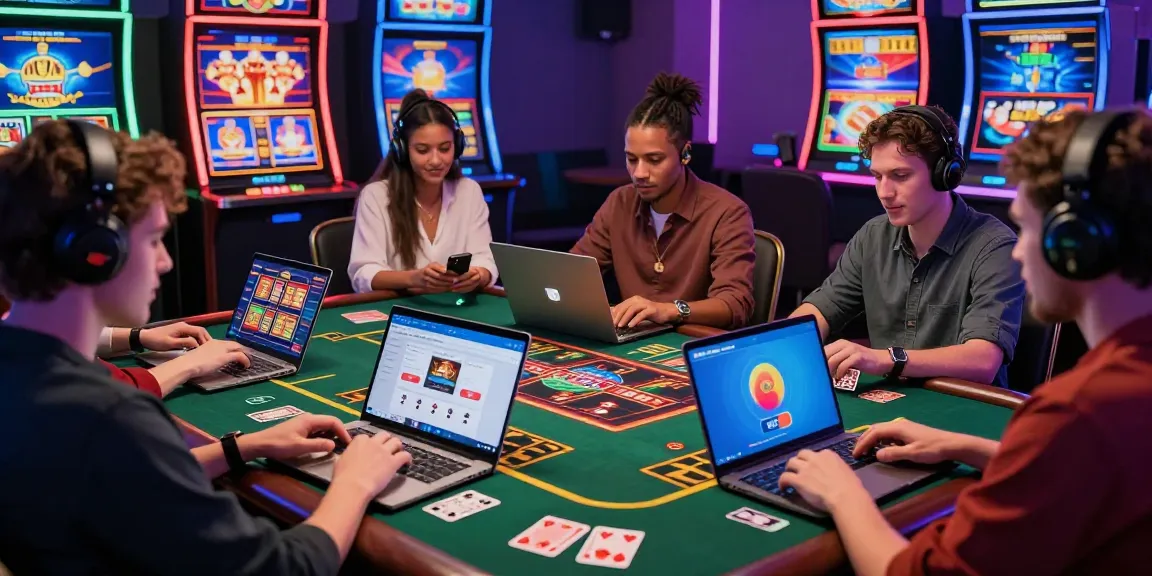 Engaging online casino scene at scoarch.org.uk highlighting diverse players using Visa and Mastercard for seamless gaming.
