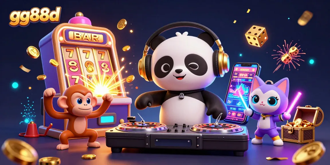 Experience thrilling wins at gg88d with vibrant 3D casino characters and a dynamic jackpot explosion.