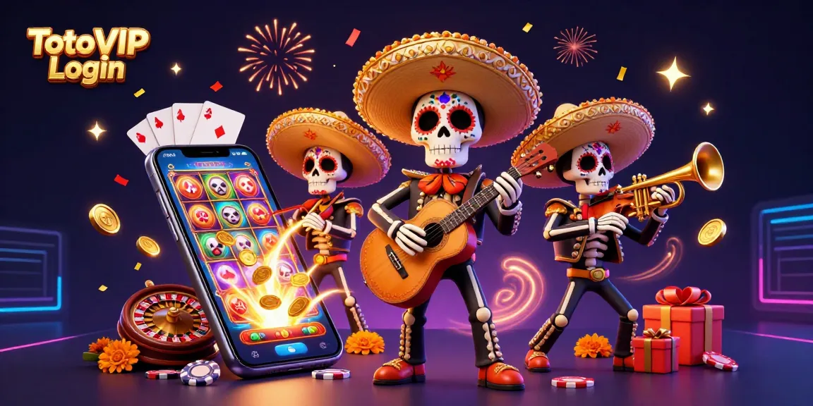 Play engaging casino games with TotoVIP Login featuring mariachi characters and fun gambling elements.