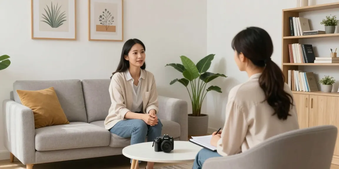 "BL555 mental health care office featuring compassionate therapist consultation, promoting patient wellness and expert services."