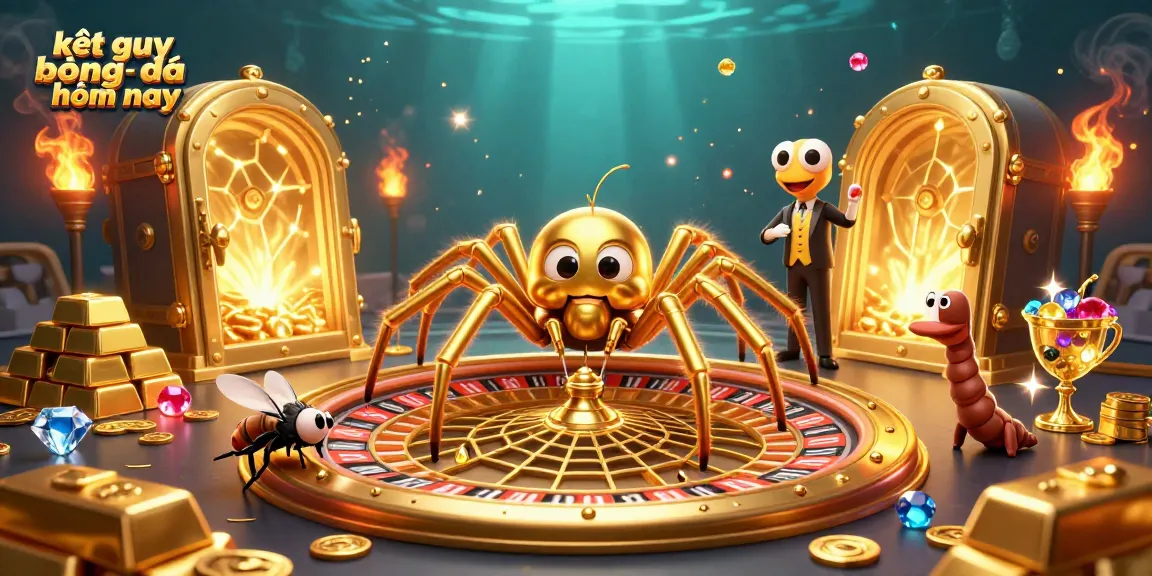 Bet on the kết quả bóng đá hôm nay with dynamic gaming visuals, including thrilling roulette wheels and vibrant treasures.