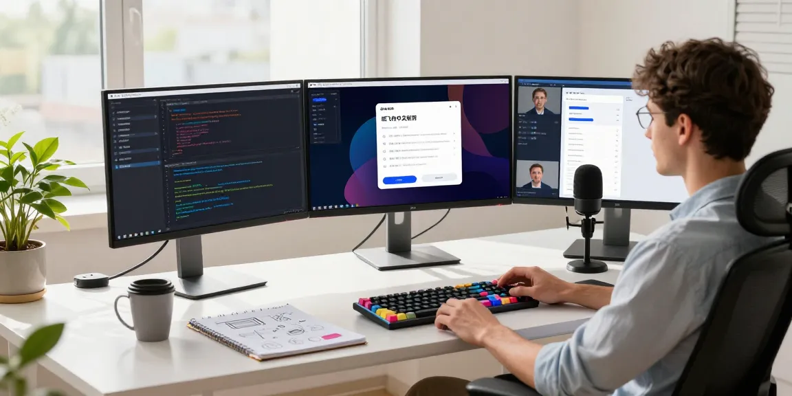 Developing the user interface for 纸飞机中文版官网 app in a modern tech workspace