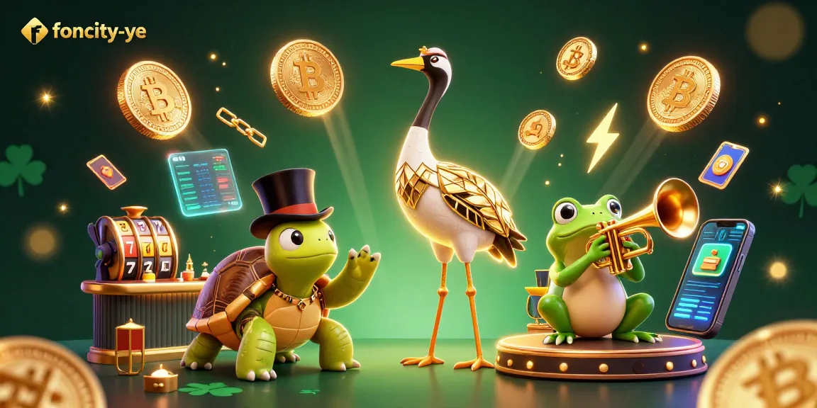 Experience the fun at foncity-ye with lively characters and dazzling casino elements!