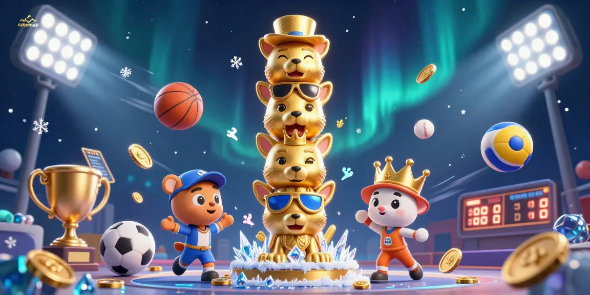 Experience coloksgp gaming with dynamic sports elements and a vibrant totem pole illustration.