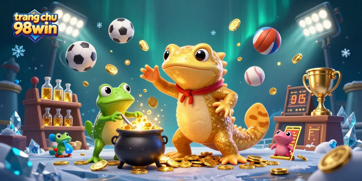 Engage in winning strategies with trang chu 98win in a vibrant 3D casino environment.