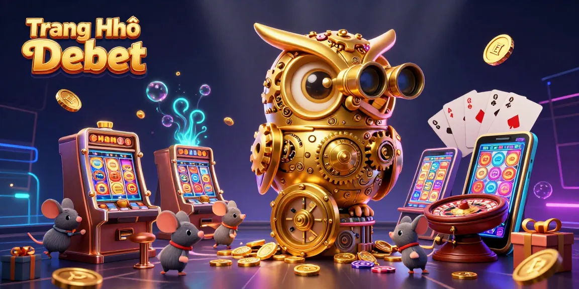 Experience the thrill of winning on Trang Chủ Debet with an enchanting casino scene featuring dynamic 3D characters.