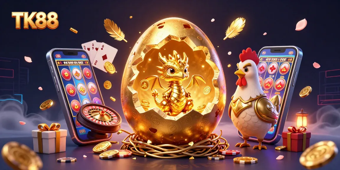 Engage with TK88's winning strategy of games featuring golden treasures and thrilling action.