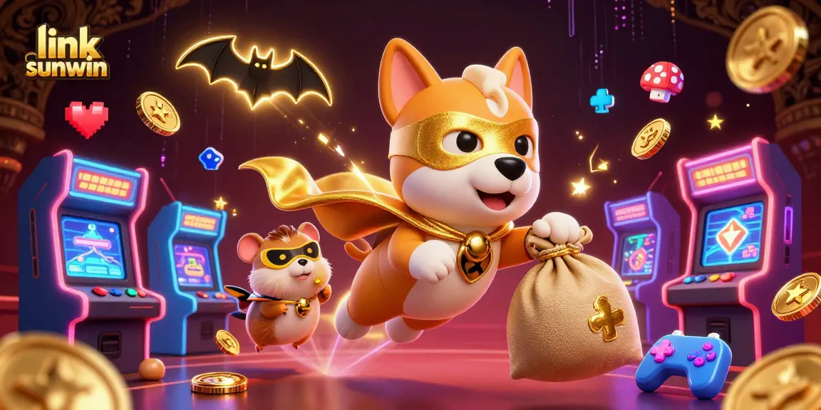 Experience thrilling gameplay with link sunwin while enjoying 3D arcade action in a vibrant casino setting.