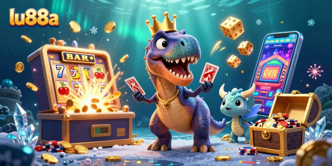 Experience thrilling gameplay at lu88a with colorful characters and vibrant casino elements.