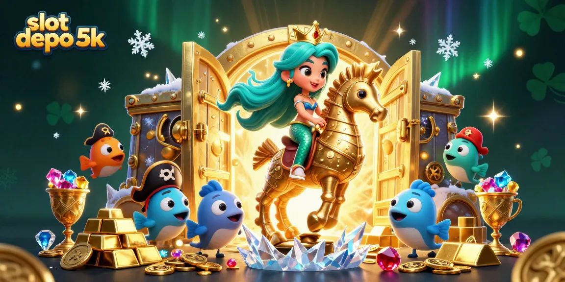 Spin to win with slot depo 5k while conquering colorful underwater treasures.