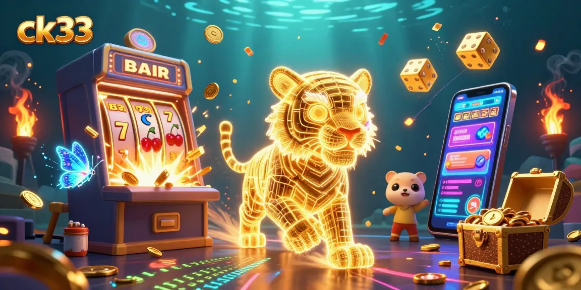 Experience thrilling gameplay at ck33 with vibrant 3D casino scenes filled with slot machines and dynamic elements.