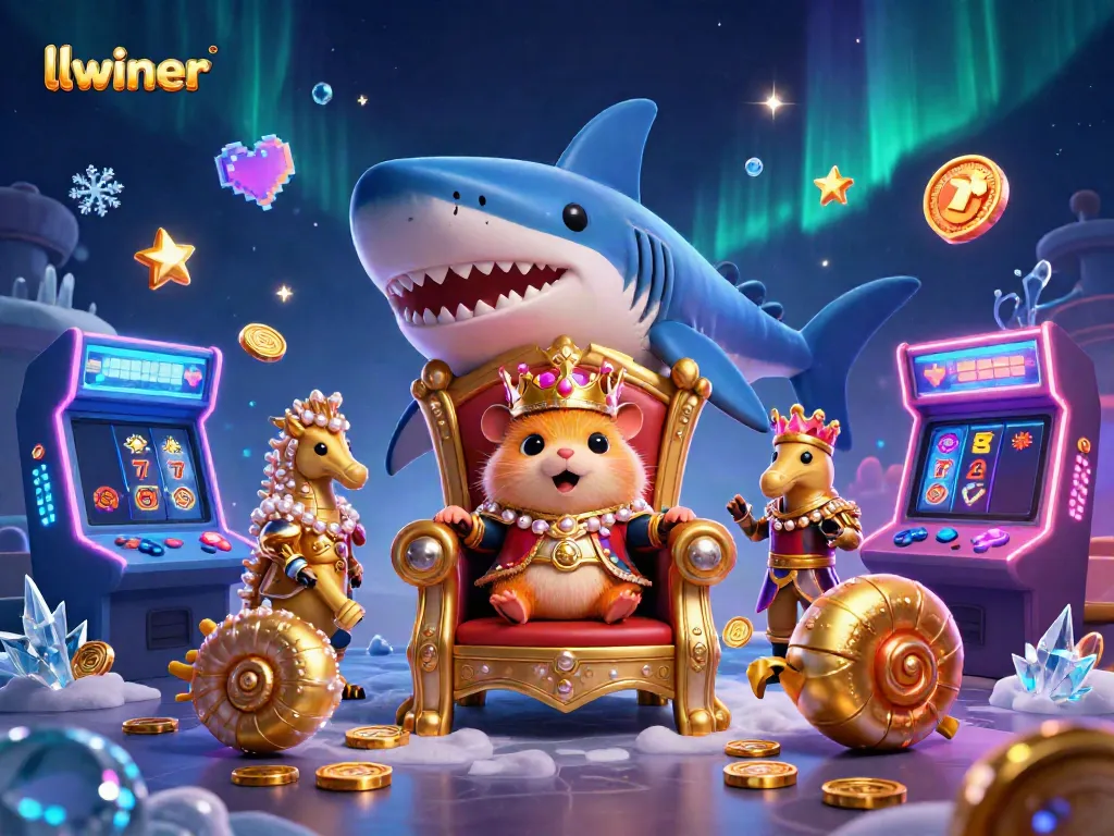 Engage in thrilling gameplay with the vibrant llwiner casino scene featuring the golden hamster king.