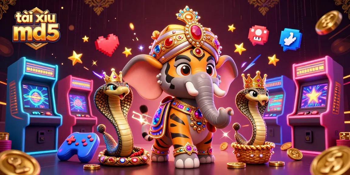 Experience the excitement of tài xỉu md5 in a vibrant 3D casino world with dynamic game elements.