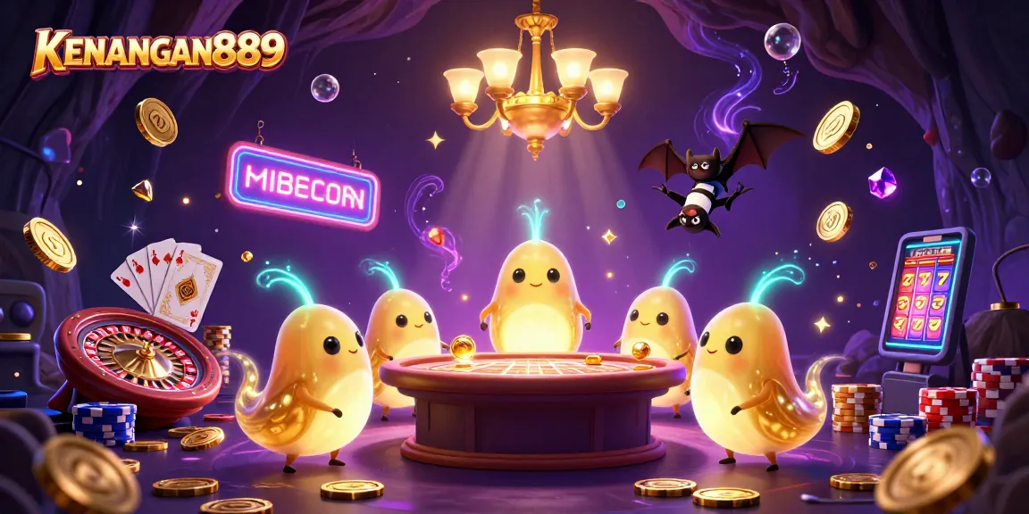 Illuminate your gaming with KENANGAN889's vibrant cave casino scene filled with action.
