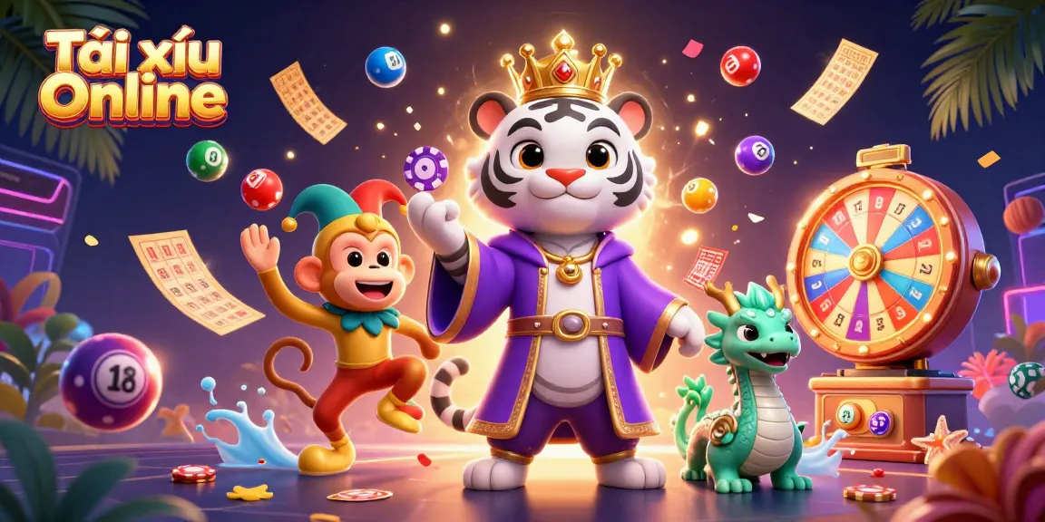 Engage in the thrilling world of Tài xỉu Online with vibrant scenes of action and excitement.