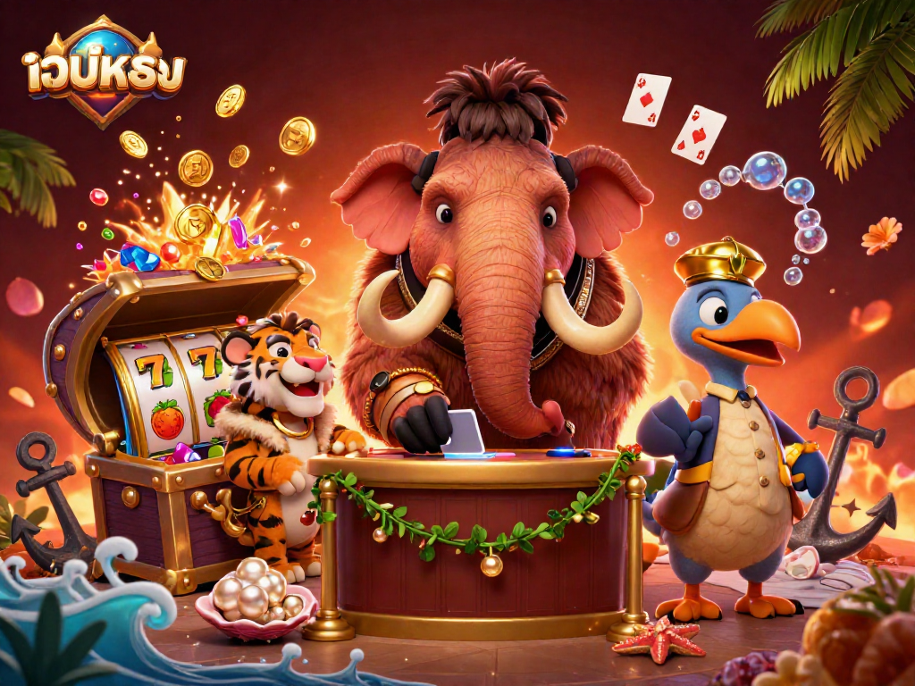 Engage in exciting slot action with เว็บตรง featuring bouncer mammoth and VIP saber-tooth.