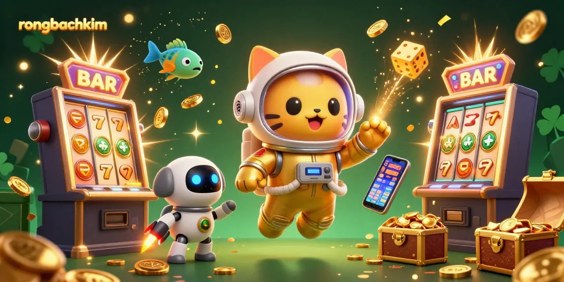 Win big with rongbachkim in this vibrant 3D casino illustration featuring jackpot excitement.